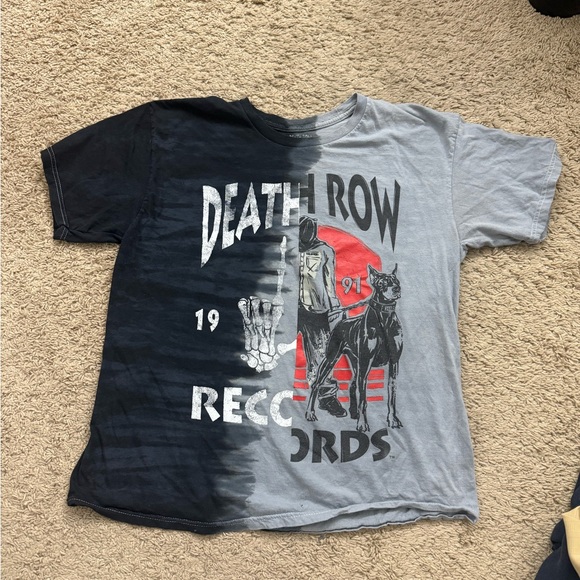 Shirts | Vintage Death Row Records Graphic Tshirt Black And Gray | Poshmark